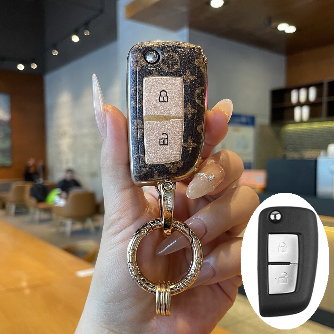 Dongfeng Nissan Sylphy Key Cover Bluebird Sylphy Classic Ji Yi High-End Remote Control Case Trendy Decorative Car Keychain