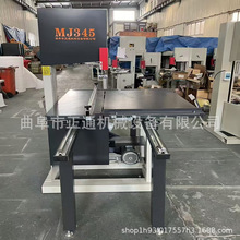 家用220电小型带锯机 加滑轨推台自动送料满足塑料海绵木工带锯机