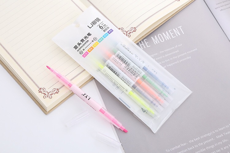 1 Set Colorful Class Learning Graduation Plastic Cute Fluorescent Pen display picture 2