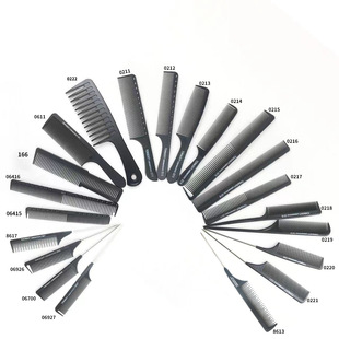 Spot wholesale supply of high temperature resistant anti-static steel needle pointed tail comb hair salon hair cutting comb Apple comb folding flat comb