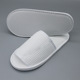White waffle slippers (peep toe)