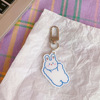 Tide, cute Japanese pendant, backpack, accessory, keychain, with little bears, internet celebrity