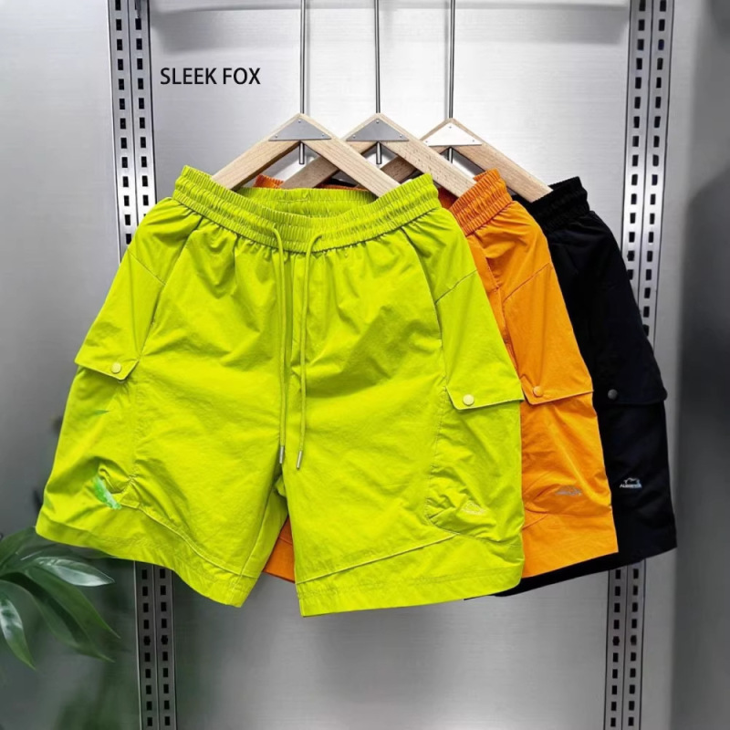 Men's Trendy Cargo Shorts with Large Pockets, Summer New Breathable Quick-Dry Loose Straight-Leg Shorts