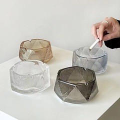灰皿ガラス高級感小衆軽豪華創意家庭用リビングルーム北欧風高級ホテルオフィス灰皿