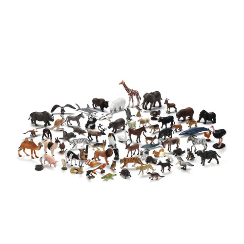 Cross-border simulation animal toys animal collection PVC solid animal model desktop decoration zoo gift