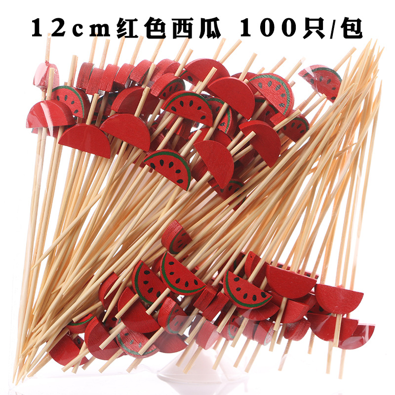 Fruit stick desechable flor stick