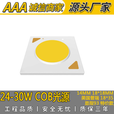 代应1816COB大功率光源24W30W显指93普瑞芯片18*35质保三年足功率|ms