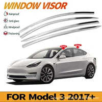 Подходит для Tesla Model 3, модифицированный декоративный дождевик, акриловый дождевик, дождевик, дождевик
