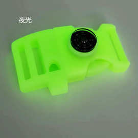 爆款新款箱包插扣手链编织扣箱包扣户外带指南针塑料插扣伞绳编织