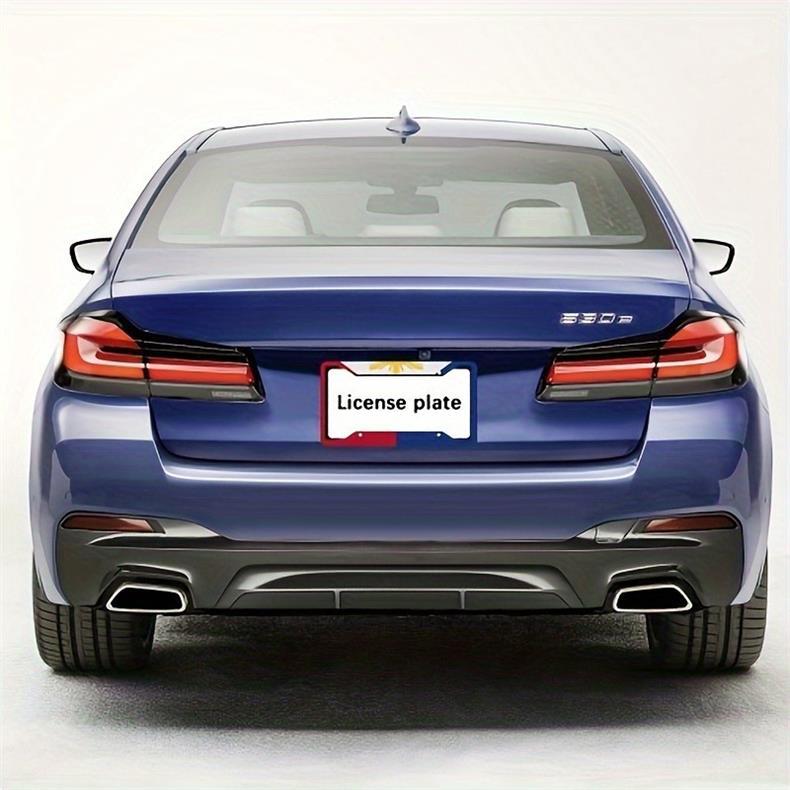 Cross-Border License Plate Frame Uv Printed License Plate Frame American License Plate Frame Fashion Trend American Standard Aluminum Alloy License Plate Frame