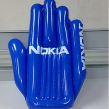 充气玩具厂家直销PVC充气手掌吹气手指 PVC玩具充气广告手掌