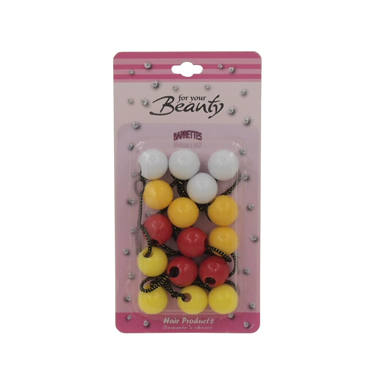 Прямые продажи от фабрики Yesheng: резинки для волос с бусинами для хвоста, различные аксессуары для хвоста с бусинами.