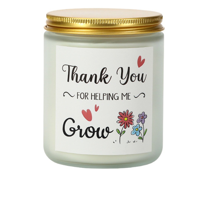 Vela de aromaterapia transfronteriza vidrio esmerilado blanco libre de humo hecho a mano cera de soja fragancia vela fragancia regalo de mano al por mayor