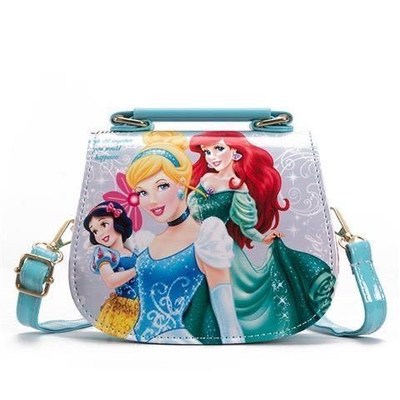 Bolso para niños Ice and Snow Princess Bolso para niñas Mochila coreana Princesa Aisha lindo bolso de mensajero de un solo hombro