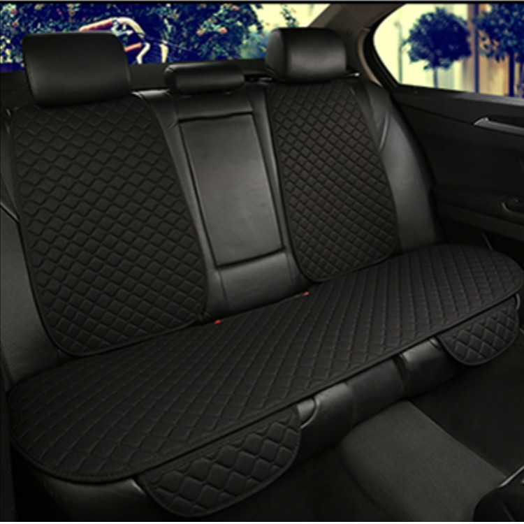 Cojín de asiento de coche de lino cojín de asiento de coche universal comercio exterior popular cubierta de asiento de coche cojín de asiento de coche conjunto de tres piezas cojín del asiento image 5