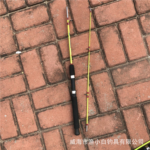 Spinning solid straight-handled rod with plug rod, followed by blackfish rod, boat rod, surf rod, casting rod, and flicking rod.