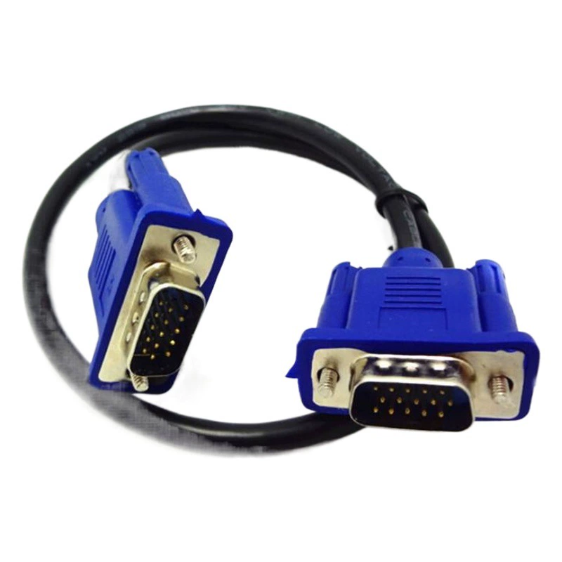 Линия VGA 0,3 м Компьютер подключен ТВ кабель монитор черный провод краткосрочный 30CM HD 0,5 м