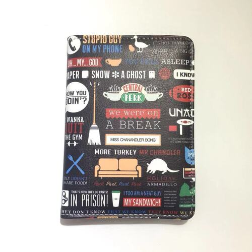 American TV series Friends Passport Cover the Office Travel Document Protective Cover Passport Book