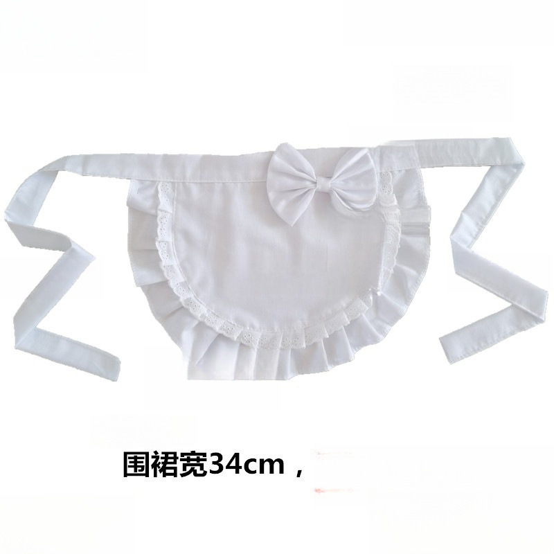 所花艺半身餐厅围裙网红公主师可爱百搭插花围裙会酒店棉其他亮片
