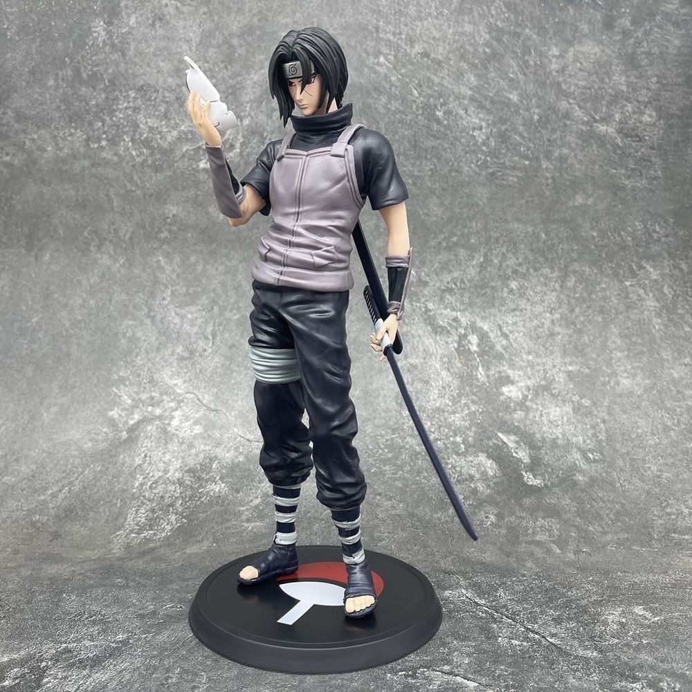 나루토 암부 우치하 이타치 아카츠키 GK 피규어 23cm PVC 조립식 장식 소품 선