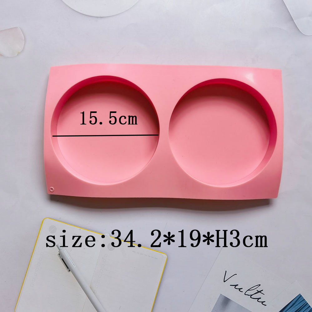 2 discos 309 pasteles molde de silicona pasteles hechos a mano gelatina torta molde de pan herramientas de horneado