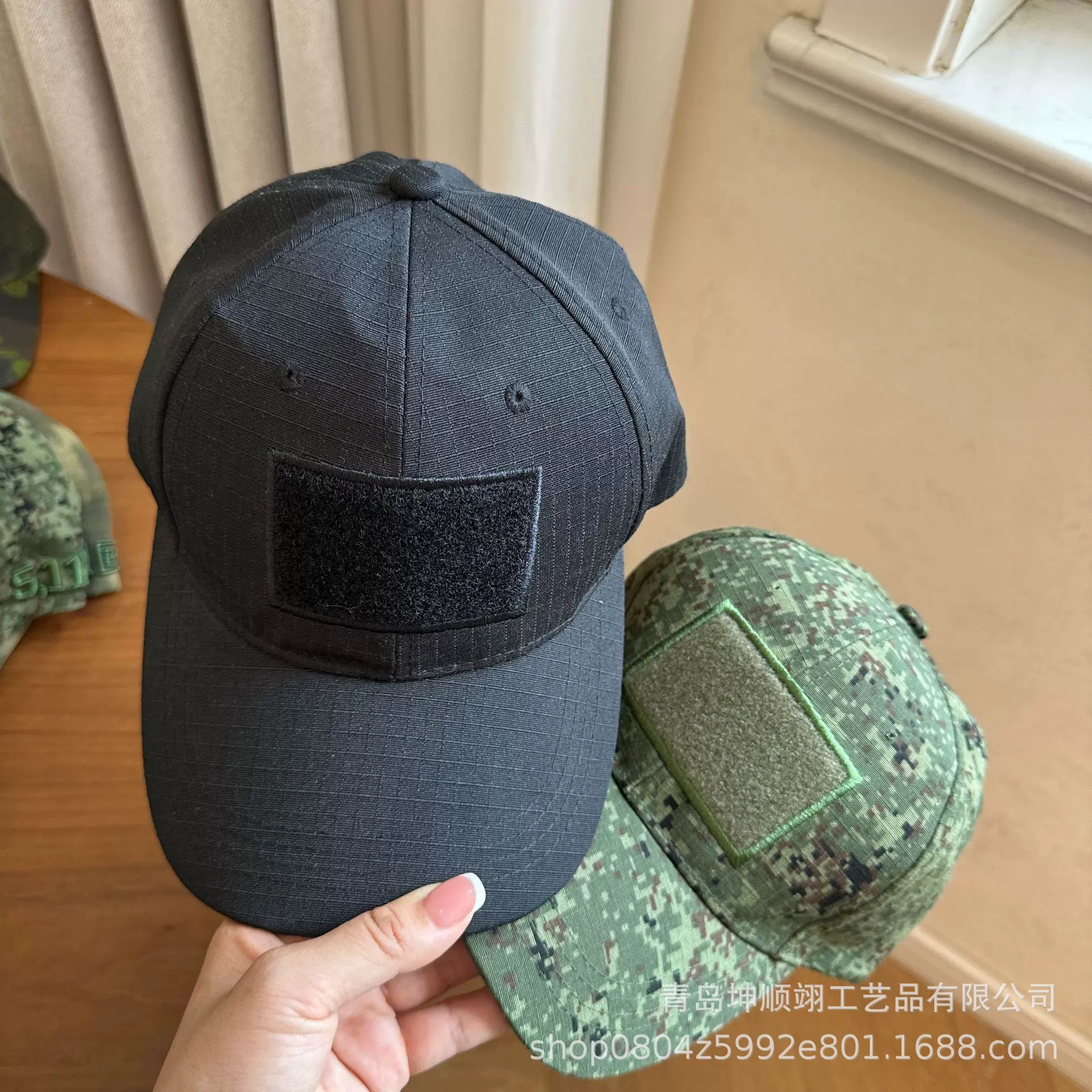 遮阳棒球帽魔术贴鸭舌帽户外太阳帽训练帽迷彩男款帽子户外防晒