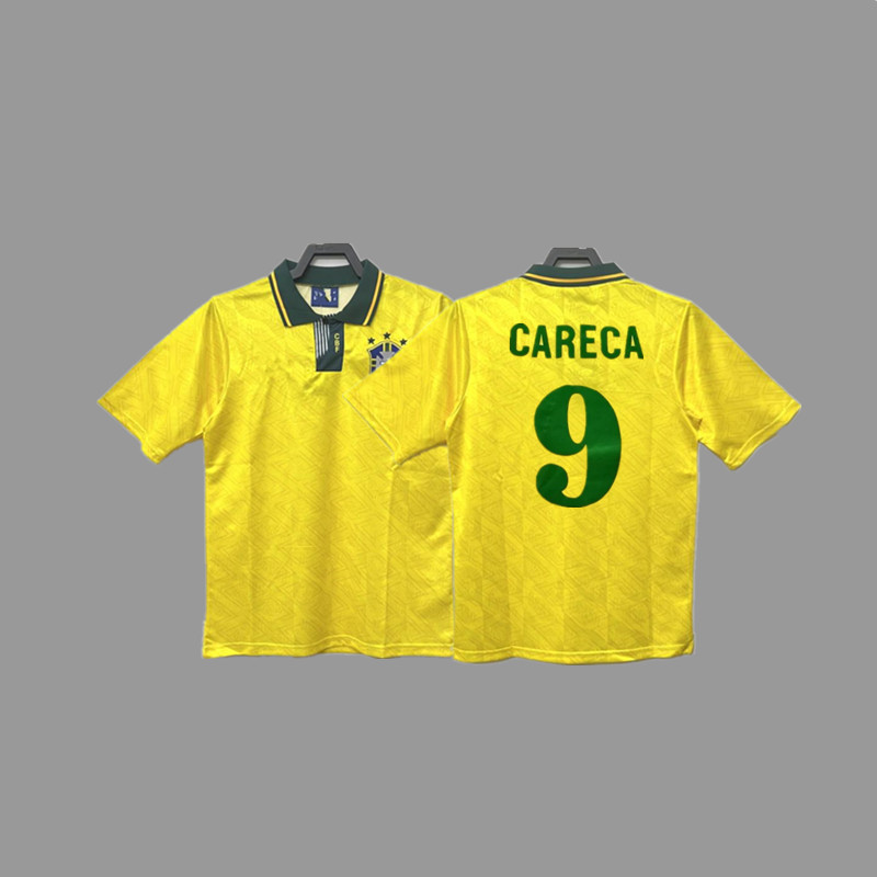 ブラジル レトロ ジャージ サッカー ユニフォーム ベイリーカ フロ ナルド リバウド カルロス デンガ ブランコ|undefined