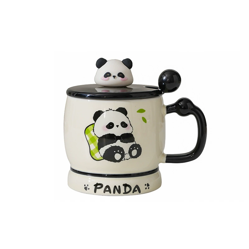 Creative Cartoon Fat Panda Ceramic Cup Student Mug Milk Cup Office Drinking Cup Couple Cup Gift