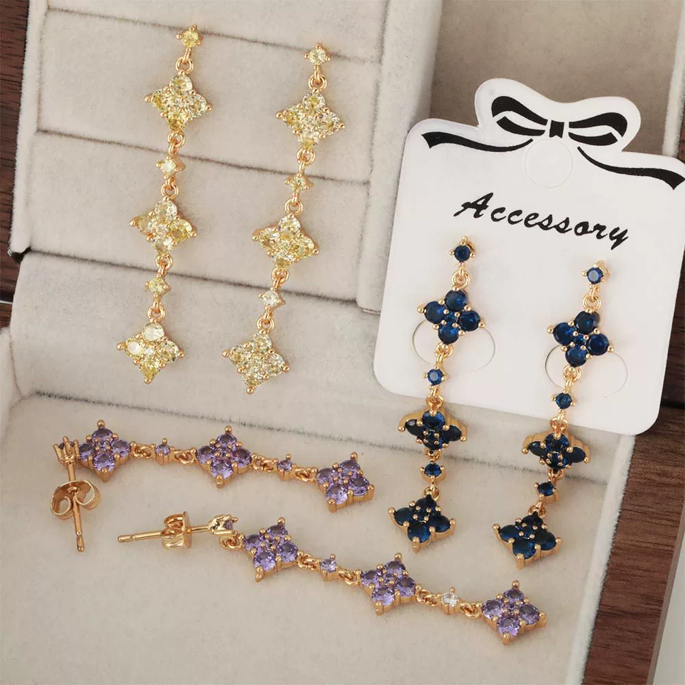 卢区 Creative earrings, European style