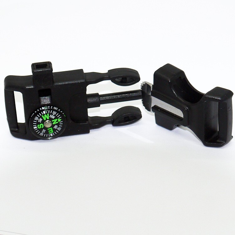 Flow Stone Scraper Outdoor Multifunctional Flow Stone Whistle Plastic Buckle Umbrella Rope Braided Accessories Luggage Accessories