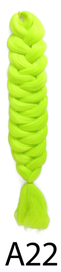 Peruca de comercio exterior fibra química africana gran trenza 165g trenza jumbo trenza cabello de alta temperatura seda trenza