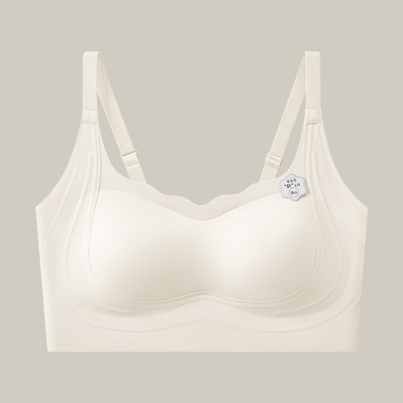 Ropa interior de espalda hermosa sin costuras, soporte suave, sensación desnuda, sujetador anti-flacidez, pecho, chaleco invisible, sujetador sin anillo de acero