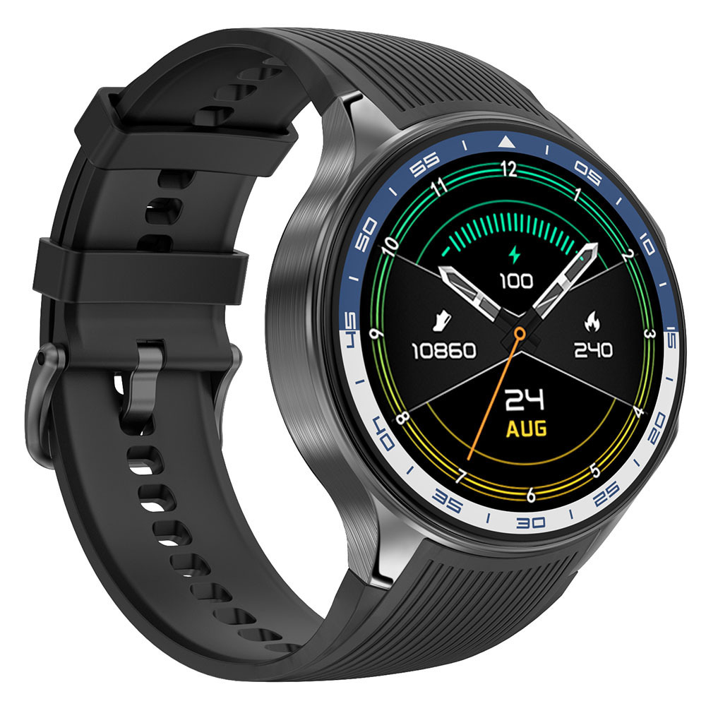 DT Watch X reloj inteligente Bluetooth llamadas AMOLED pantalla redonda frecuencia cardíaca presión arterial oxígeno salud reloj deportivo