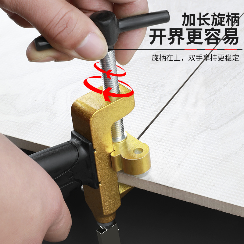 Cuchillo de cristal Diamante grueso cuchillo de corte de azulejos de vidrio abridor doméstico cabeza de corte de rodillo de mano multifunción