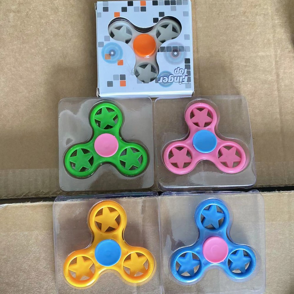 TikTok mismo estilo nuevo creativo de tres hojas dedo giroscopio descompresión regalo creativo tienda departamental al por mayor