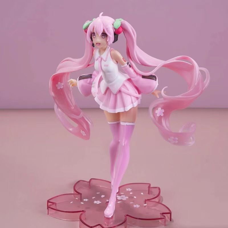 初音未来手办樱花兔耳公主殿下动漫二次元美少女周边模型摆件玩偶|undefined