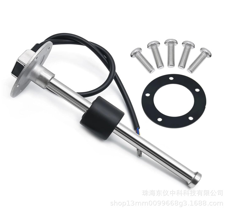 Cross-Border Hot Selling Fuel Level Sensor 0-5V Oil Level Sensor 4-20Ma Suitable for Ships and Trucks