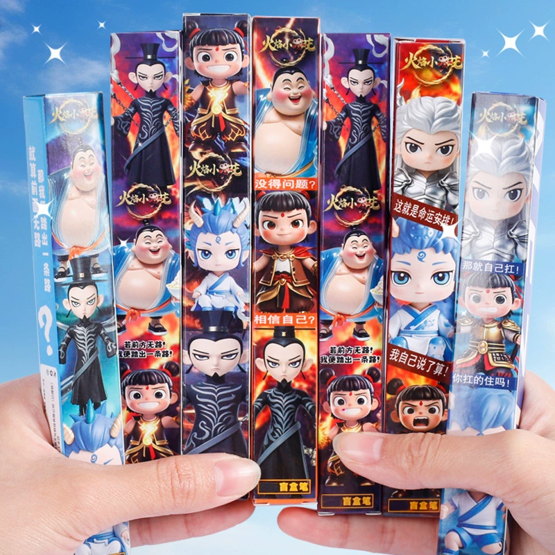 Nethong новый мультяшный слепой ящик ручка с высокой значением игры классная ручка для студентов тест кисти вопросы ручки оптом ручка слепая коробка