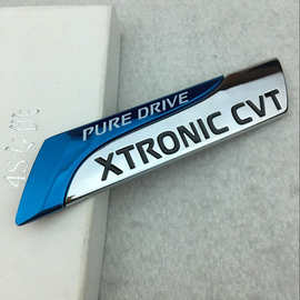 适用于XTRONIC CVT 日产金属汽车后标装饰汽车车贴