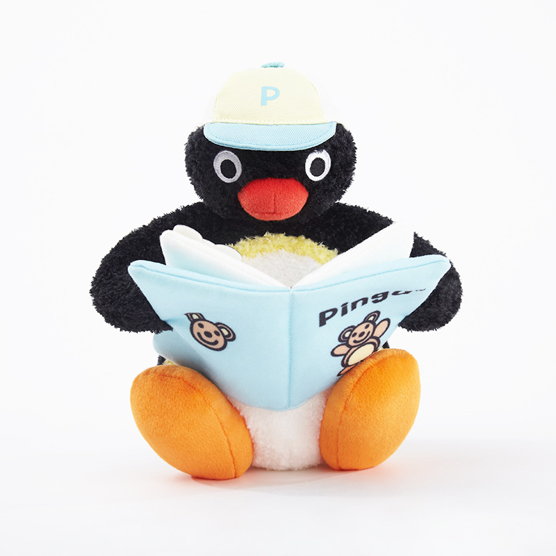 山莫pingu企鹅读书系列玩偶学习搭子挂件加油女生备考考研礼物|undefined
