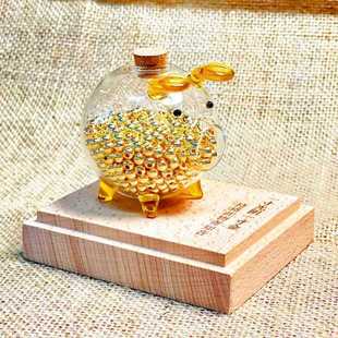 Piggy Bottle-Saving Gold Doudou Storage Bottle Piggy Saving Sealed Can Gold Yuanbao Melon Seedling Storage Bottle Ouqing