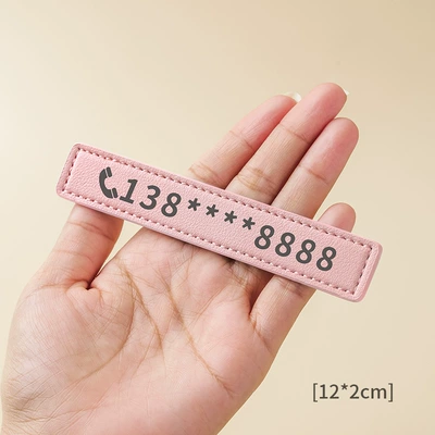 Car Sun Protection Car Ornaments, Nömrəli dayanma kartı - pink-medium-size-please-note-the-number