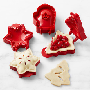 Christmas Fruit Pie Mold Christmas Tree Christmas Gloves Hexagon Snowflake Pie Mold Baking Cookie Mold