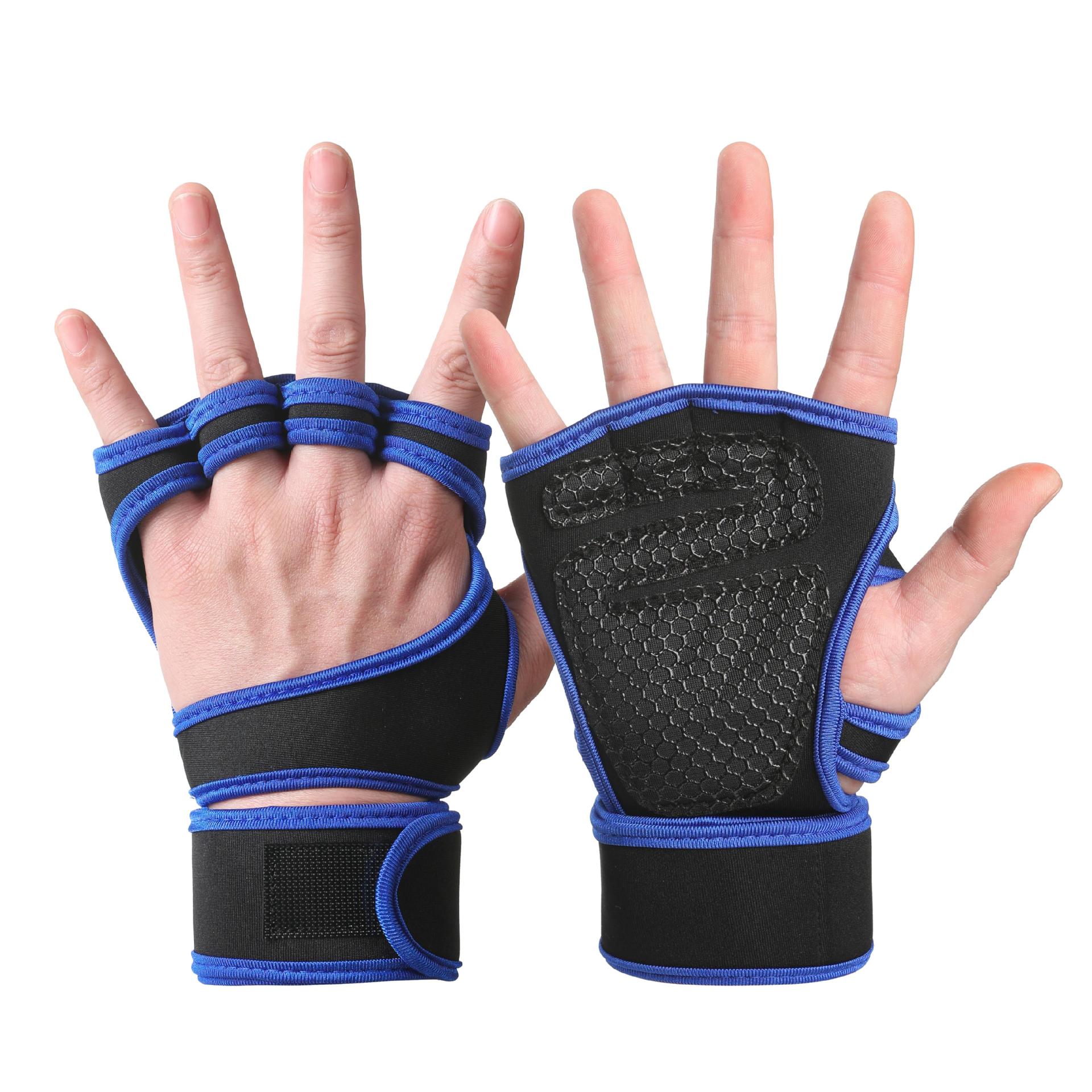 Guantes de fitness de medio dedo nueva primavera y verano para hombres y mujeres con mancuernas conducción transpirable al aire libre a prueba de sol deportes guantes de equitación