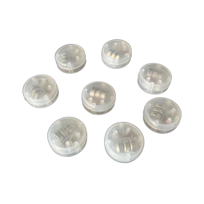 (2개) 핑거 팁 자이로 코어 보드 플래시 LED 전자 심지 수제 DIY 다채로운 전자 작은 램프 빛나는 원형 액세서리 램프