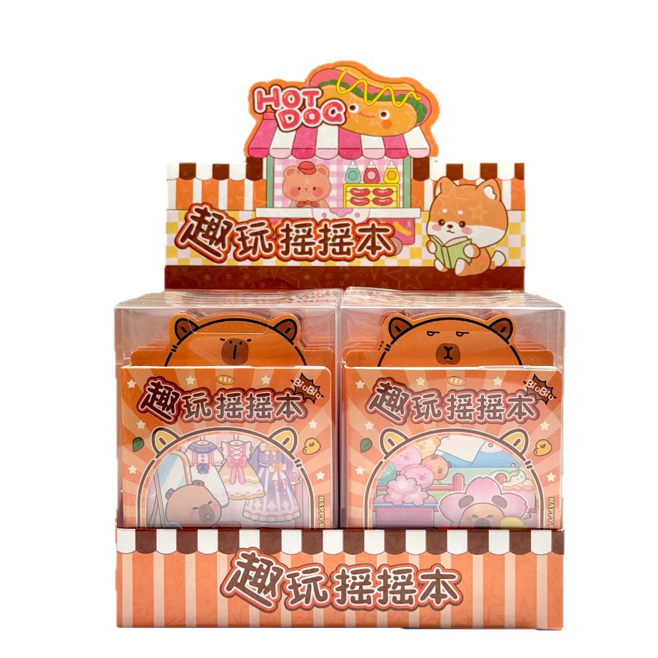 Divertido juego Caprilio agitar cuaderno de notas de la niña corazón de color completo página interior cuaderno de mano de los estudiantes de primaria agitar cuaderno de mano de música