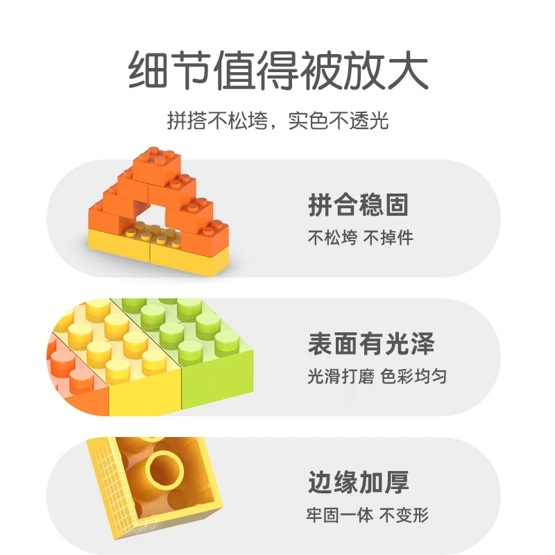 Compatible with Lego Building Blocks 3009 Small Particle Basic Accessories Bulk Weighing Thick Bricks 1X6 Square Brick Parts