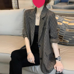 2025春秋新款西装外套女高级感复古英伦风小西服气质设计小众上衣