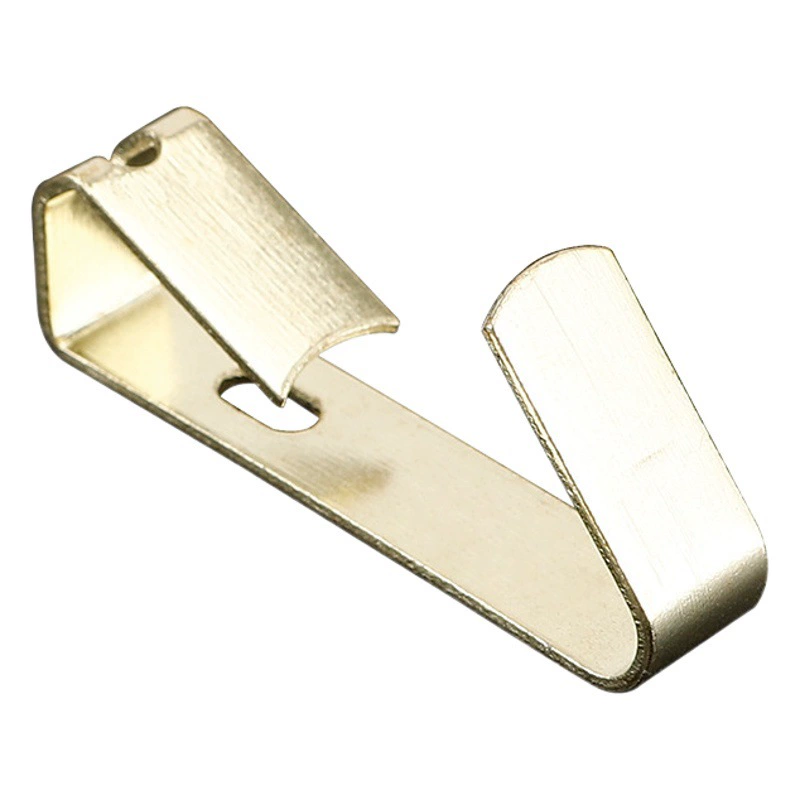 Оптовая продажа фабрики штампованные детали 30 фунтов металлический обычный крючок фоторамка аксессуары золотые спецификации полное высокое качество