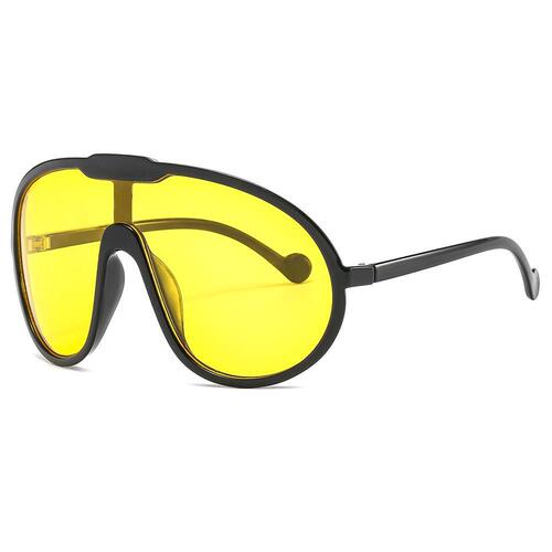  European and American large frame one-piece sunglasses cross-border new unisex outdoor windproof sunglasses